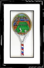 Charles Fazzino "Point, Game, Set, Match!" | Signed 3D Mixed Media | Remarqued