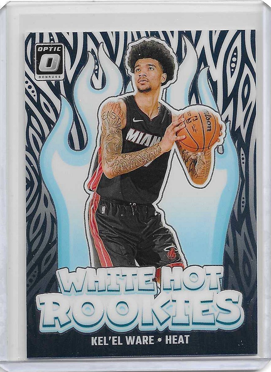 2024-25 Panini Donruss Optic - White Hot Rookies Kel'el Ware #5 Purple Prizm...