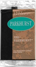 1991 Series 1 Pro Set Parkhurst NHL Hockey   ** TWO Sealed 12 card Pack **