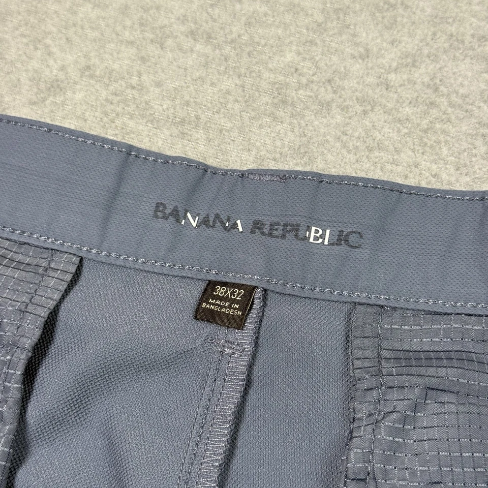 Pantalones deportivos Banana Republic para hombre 38x32 azul marino elásticos chinos de ocio Foto 2 de 4