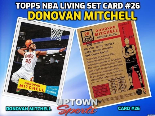 Donovan Mitchell - 2025-26 NBA Living Set® - Card 26 -PRESALE