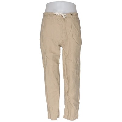 Mango Man, Hose, Größe: 42, Beige, Baumwolle/Leinen/Polyester, Einfarbig #G6K