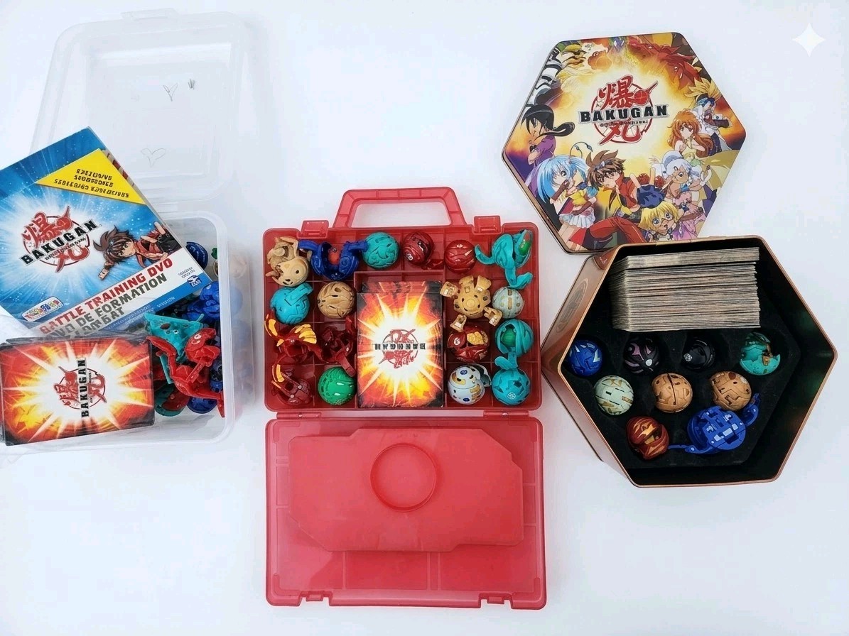 Huge Bakugan Lot 54 Battle Brawlers 129 Regular & Metal Cards Nice