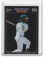 2026 Leaf Pro Set Metal Joshua Kuroda-Grauer Black 1/1 Pre-Production Proof
