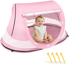 Baby Beach Tent, Pop Up Beach Tent Sun Shade for Beach, UPF 50 UV Protection Su