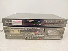 PIONEER Tuner F-99X + Lecteur Rec CT-S99WR Double Cassettes K7 Audio Hi-Fi G3