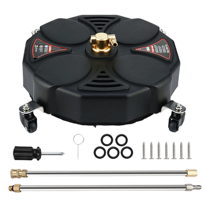 #ad New 13 Inch Pressure Washer Surface Cleaner with 4 Wheels 1 4 Quick Connect Prof $137.99