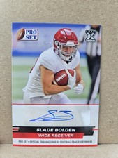 2022 Pro Set Leaf Rookie Auto Slade Bolden #PSA-SB1 Atlanta falcons alabama tide