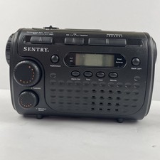 Sentry PR911 NOAA Weather Band Radio Flashlight Emergency Siren 3-Way Power