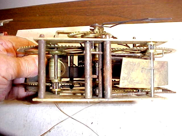 Antique Clarke & Gilbert Weight Driven Clock Movement For Parts Or Restoration. - Image 3 of 4