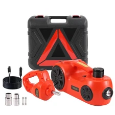 EFFIROSO Electric Car Jack for Carbon Steel Easy, 12V Hydraulic Floor Jack Kit