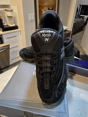 New Balance 1000 Triple Black Cat Suede M1000LA Men Size 10