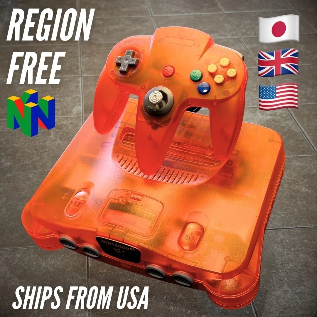 Nintendo 64 Orange Consoles for sale | eBay