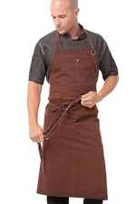  Unisex Dorset Chefs Bib Apron Rust