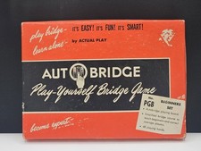 1959 AUTO Bridge Game BRIDGE Play Yourself 4 Handed Bridge Against Invisible