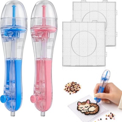 4 Pack Fuse Bead Tools Kit, 2PCS 2.6mm Fuse Bead Pens 2X2.6mm Fuse Beads Boards
