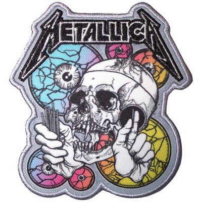 Metallica The Shortest Straw Multicolored Eyes Standard Printed Patch One Size
