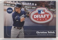 2020 Topps Draft Day Medallions Gold 1/25 Christian Yelich #DDM-CY 0n8