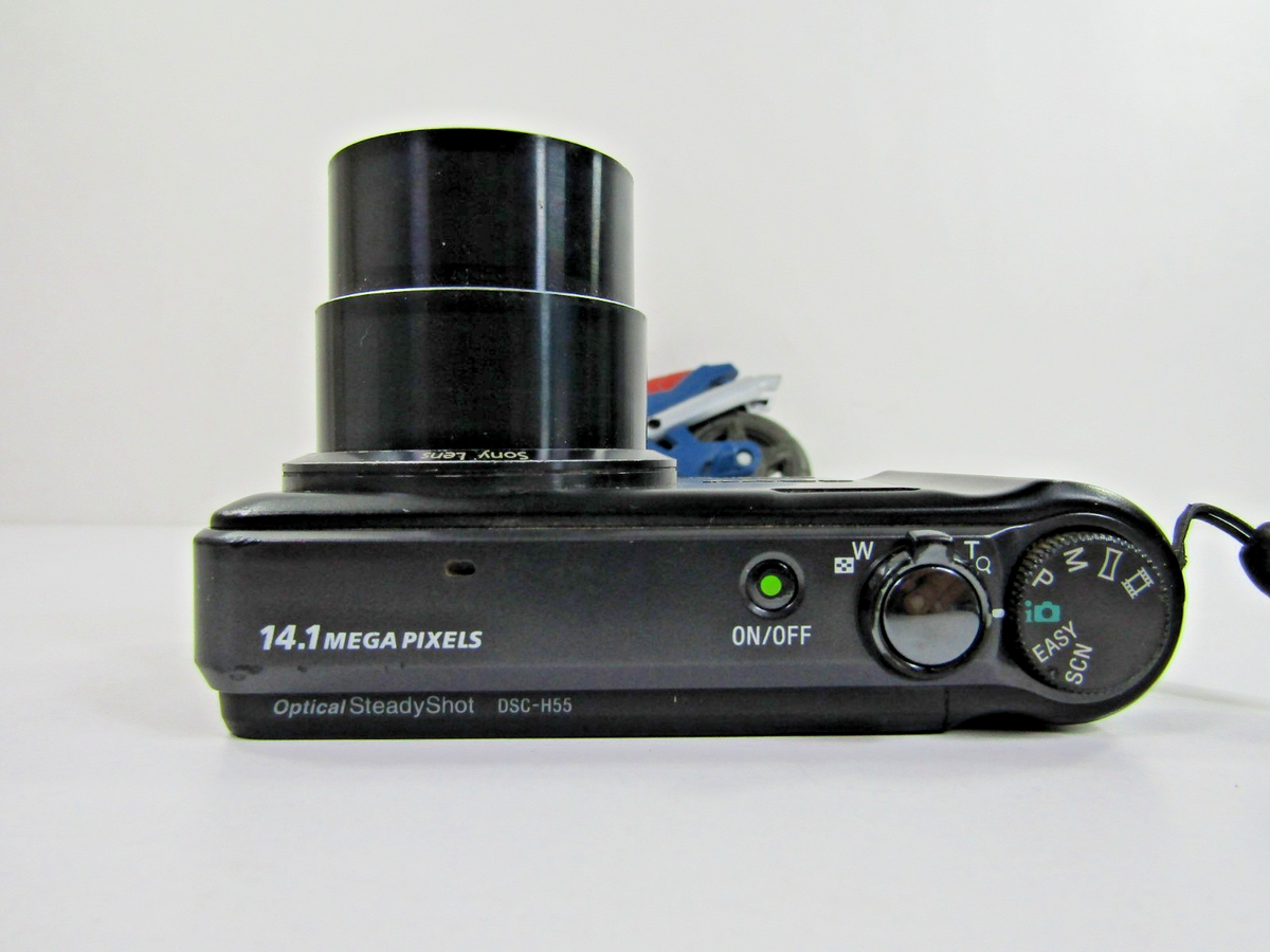 Sony Cyber-shot DSC-H55 14.1MP Digital Camera Black | eBay