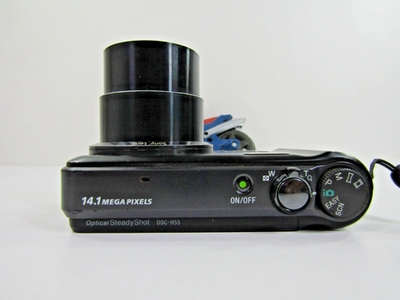 Sony Cyber-shot DSC-H55 14.1MP Digital Camera - Black for sale