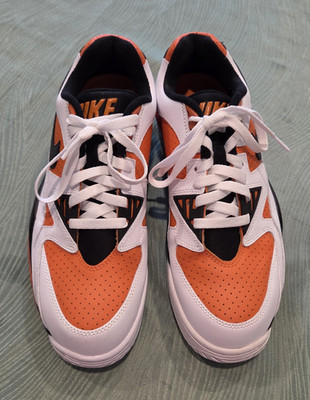 Nike Air Cross Trainer 3 Low White/Orange/Black Sneakers FJ4415-100 Mens 9.5