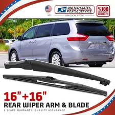 Rear Wiper Blade Arm Set For 2011-2020 Toyota Sienna # 85241-08020 2.5/2.7/3.5L