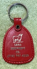 Vtg Lamb Equipment Company Key Ring