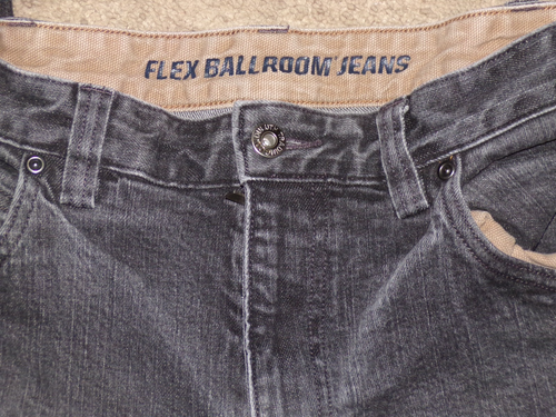JEANS VAQUEROS VAQUEROS NEGROS PARA HOMBRE DULUTH TRADING CO. FLEX BALLROOM 36 X 34 BONITOS - Imagen 5 de 7