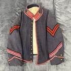 Vintage Civil War Union Coat Mens Large Reenactment Blue Reproduction Jacket