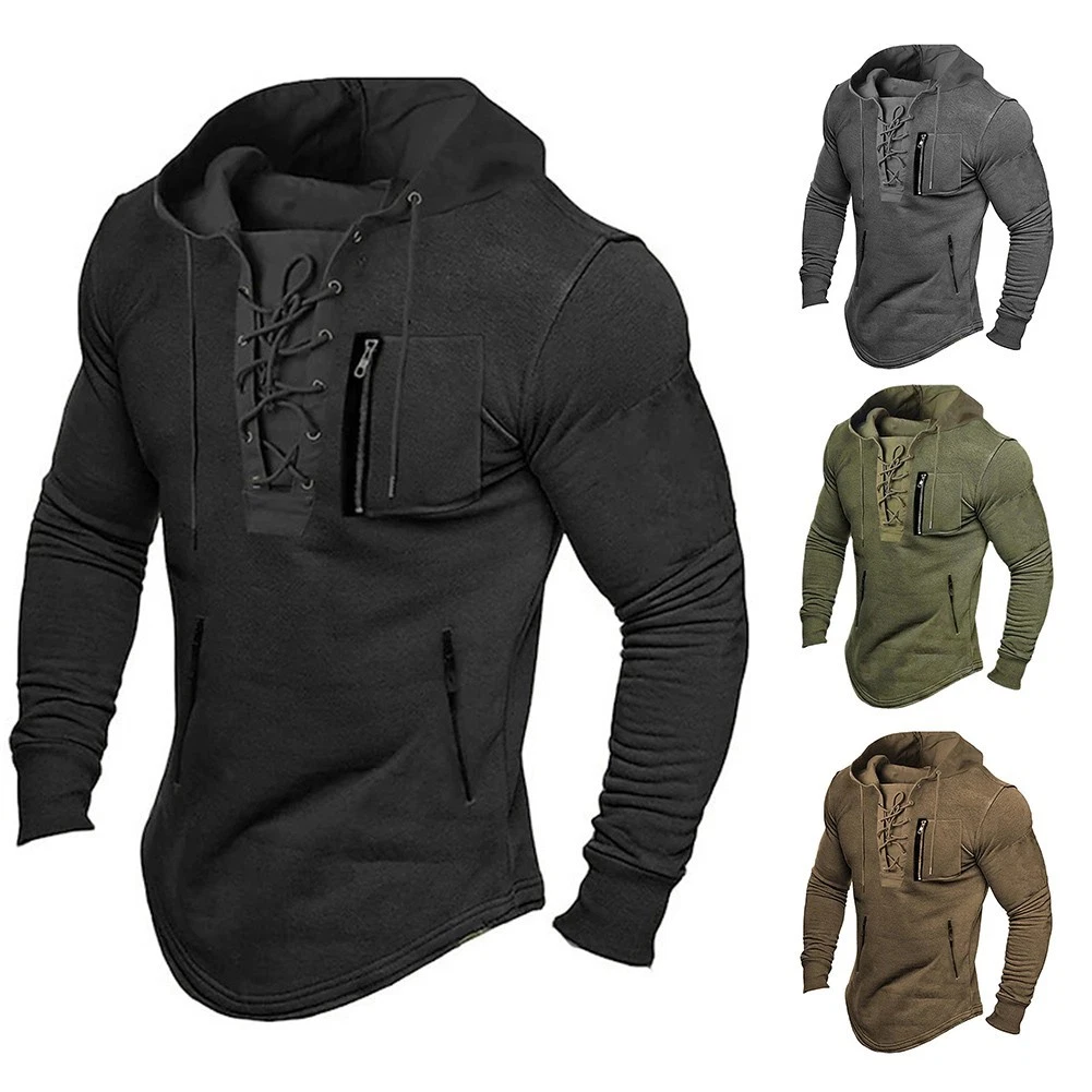 SACAI Felpe Uomo Eleganti Comode Abbigliamento Casual con Pratico Design Tasca