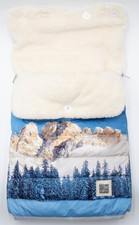 Unisex Goose Down Baby Nest Puffer Winter Cover Snow Mountain Made In Italy