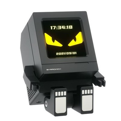 Barrowch Ltd Edition Cyclops Mini 75mm HDMI LCD Externes Display Titangrau