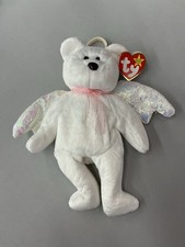 Ty Beanie Baby “Halo” the Angel Bear 1998  brown nose