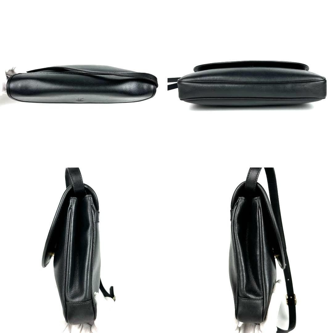 Borsa a tracolla Yves Saint Laurent ottime condizioni 2 vie YSL pelle di vitello nera