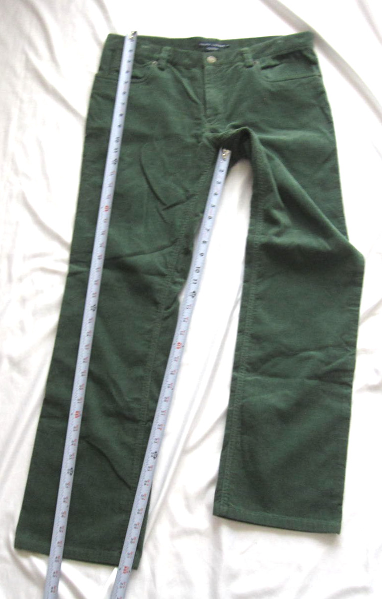 Y2K Vintage Ralph Lauren RL Corduroy Pants Women Cotton Wide Leg Sz 14 (WP375) thumbnail 5