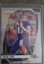 2024 PANINI PRIZM DEVIN LEARY PANDORA PRIZM ROOKIE CARD #/400 WILDCATS RAVENS. rookie card picture