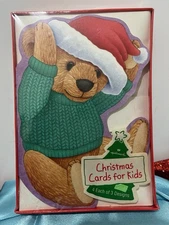 12 UNOPENED Vtg CHRISTMAS HALLMARK CARDS FOR KIDS Children NEW IN BOX 3 DESIGNS