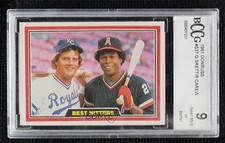 1981 Donruss Best Hitters In Baseball George Brett Rod Carew #537 HOF 1k0x