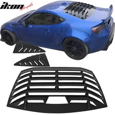 Fits 13-20 Scion FR-S/Subaru BRZ/Toyota 86 IKON Style Rear + Side Window Louver