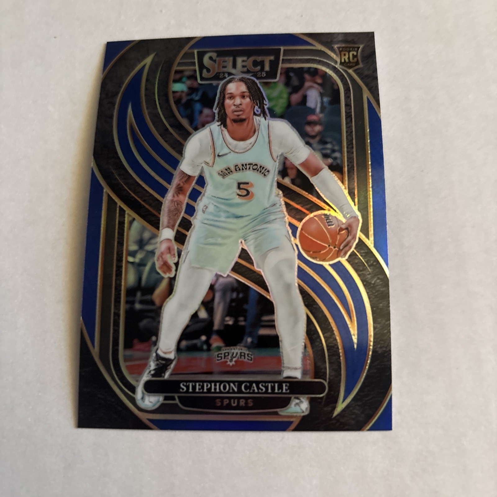 2024-25 Select Stephon Castle RC Blue Prizm Premier Level #175  PWE