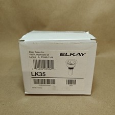 Elkay LK35 3-1/2" Drain Fitting Type 304 Stainless Steel Body Strainer Basket