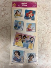 1 Sheet Disney PRINCESS GEM SCRAPBOOK STICKERS from Sandylion - NEW