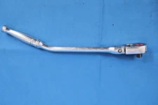 Snap-on Tools USA NEW 3/8" Drive Chrome Bent Handle Flex Head Ratchet F732 (129)