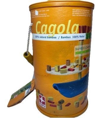 Hape Cagola Bamboo Balance Game 2004 VTG STEM Fine Motor Strategy Activity