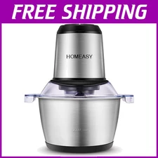 Electric Meat Grinder Food Processor 350W 2L Stainless Steel
