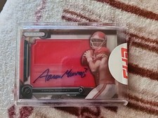 2014 Topps Strata - Rookie Patch Auto RPA Aaron Murray #CCAR-AMU (AU, MEM, RC)