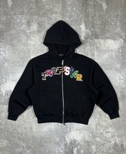 Trapstar London Embroidered Big Logo Zip Up Hoodie