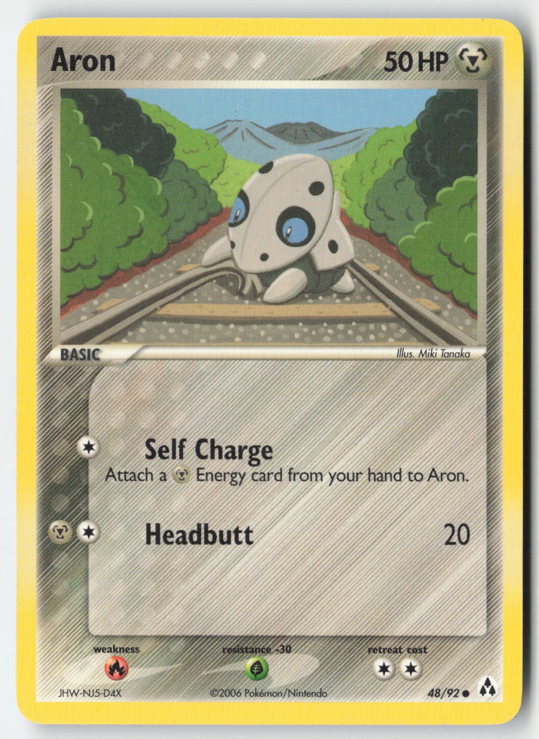 Pokemon - Aron #48/92 - LM Common