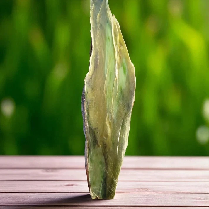 Nice Natural Rough Green Actinolite Nephrite Jade 1.3 Kg - Image 4 of 4