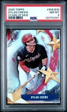 2025 TOPPS STARS OF MLB #SMLB30 DYLAN CREWS PSA 8